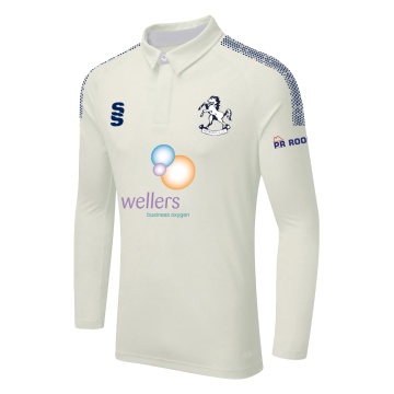 HORSPATH CC DUAL LONG SLEEVE CRICKET SHIRT (WOMENS)-Ivory