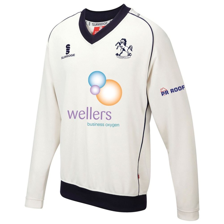 Horspath CC - Long Sleeve Sweater Navy Trim