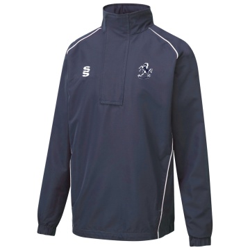 HORSPATH CC Dual Curve 1/4 Zip Rain Jacket : Navy